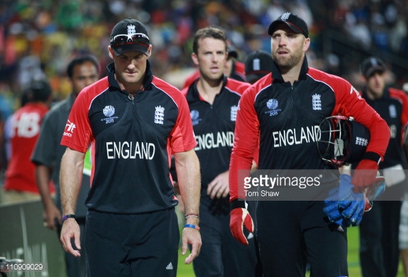 England lose to Sri Lanka, 2011 World Cup
